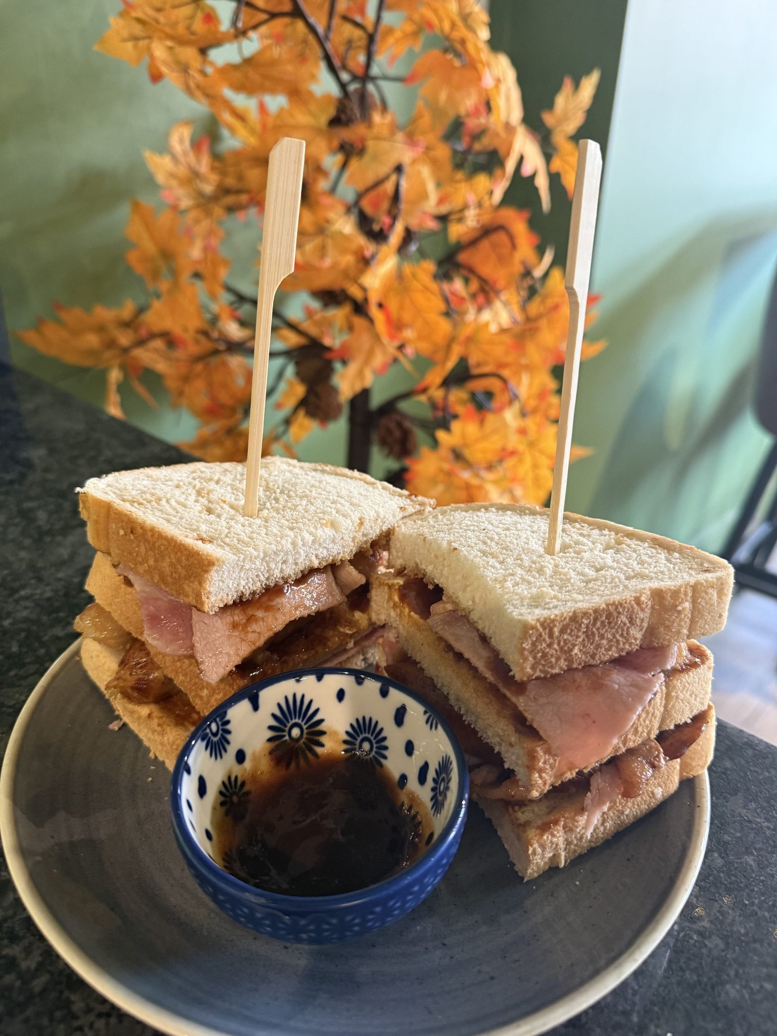 Builders breakfast sandwich